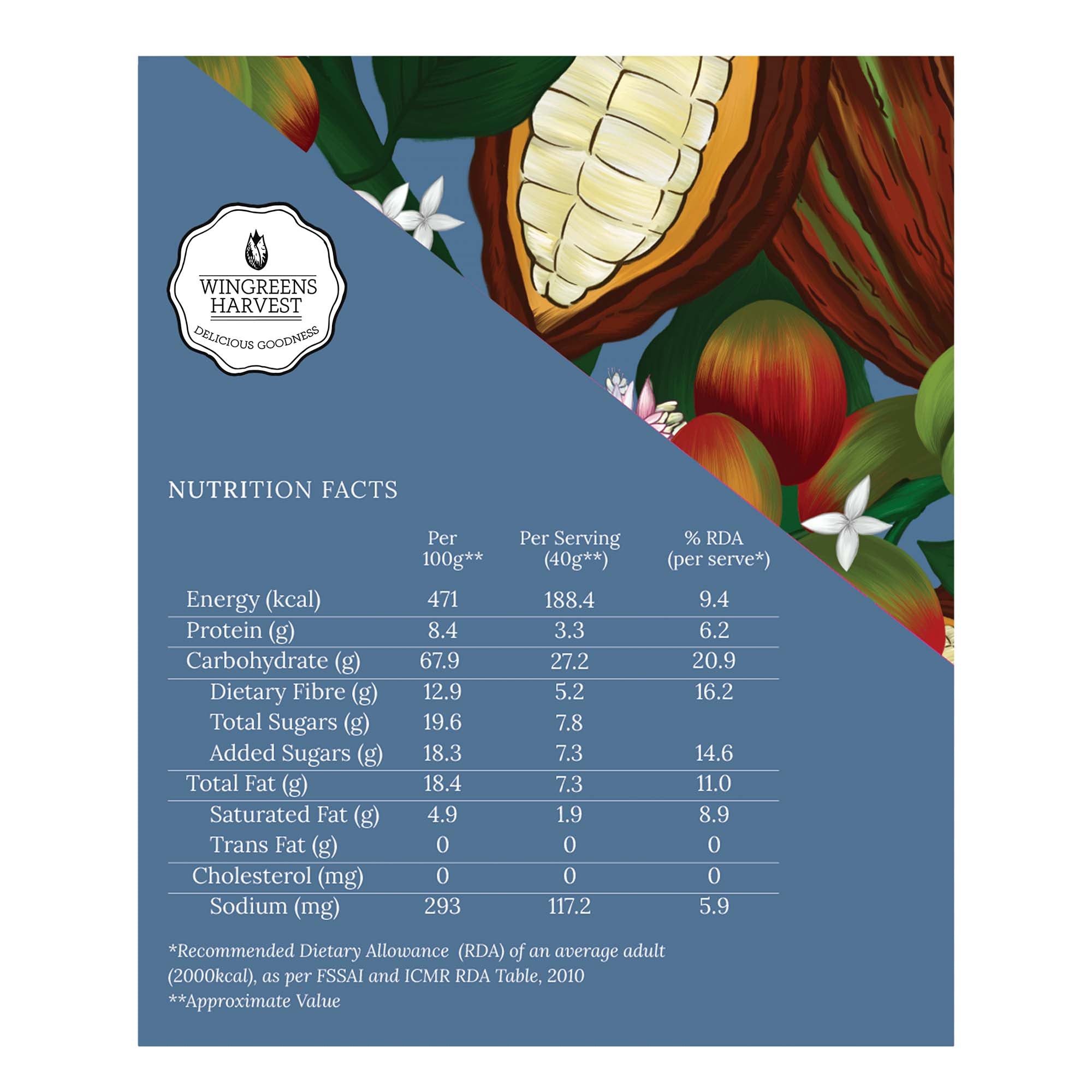 Crunchy Millet Granola Bars - Dark Chocolate And Espresso 240G x 2