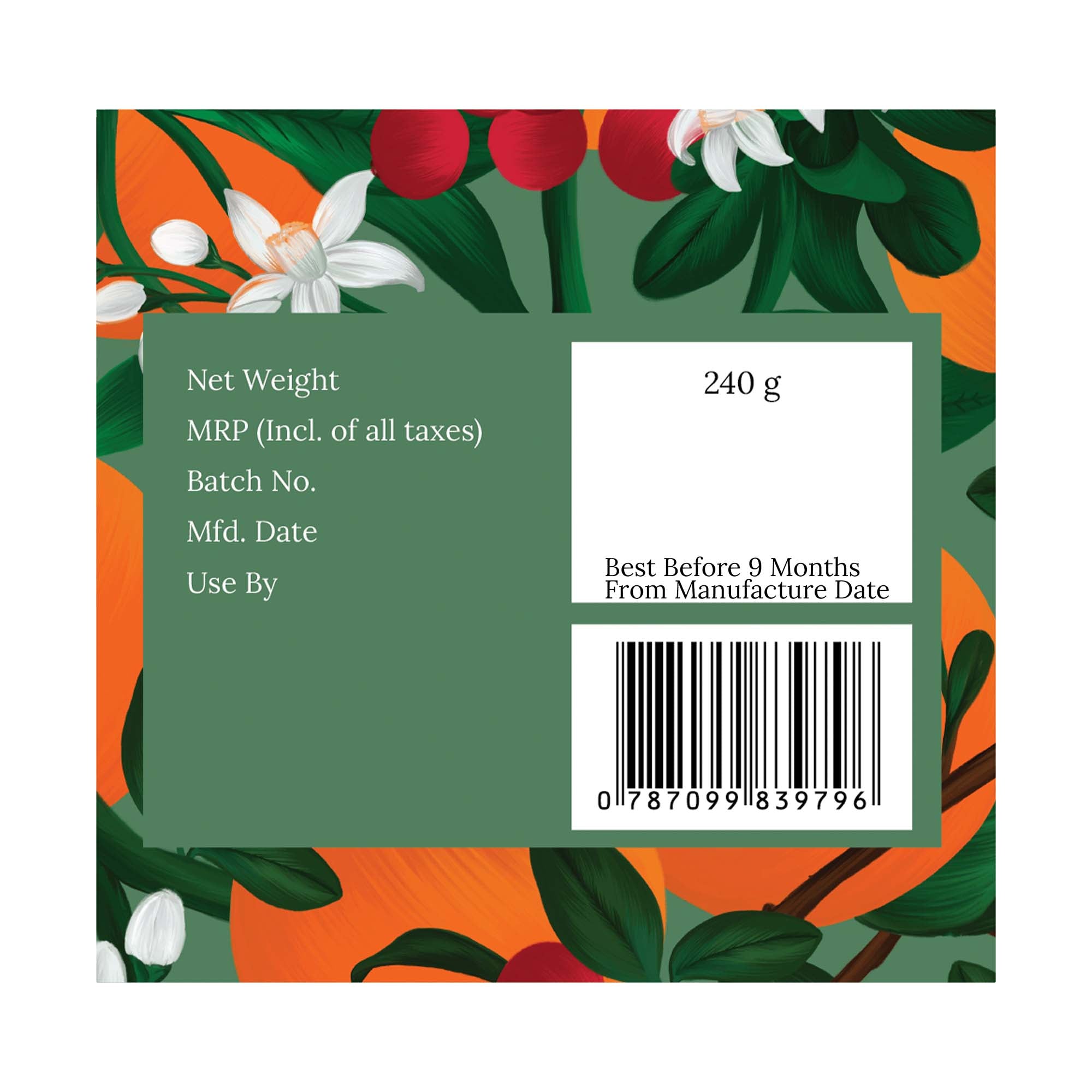 Crunchy Millet Granola Bars - Cranberry & Orange 240g x 2