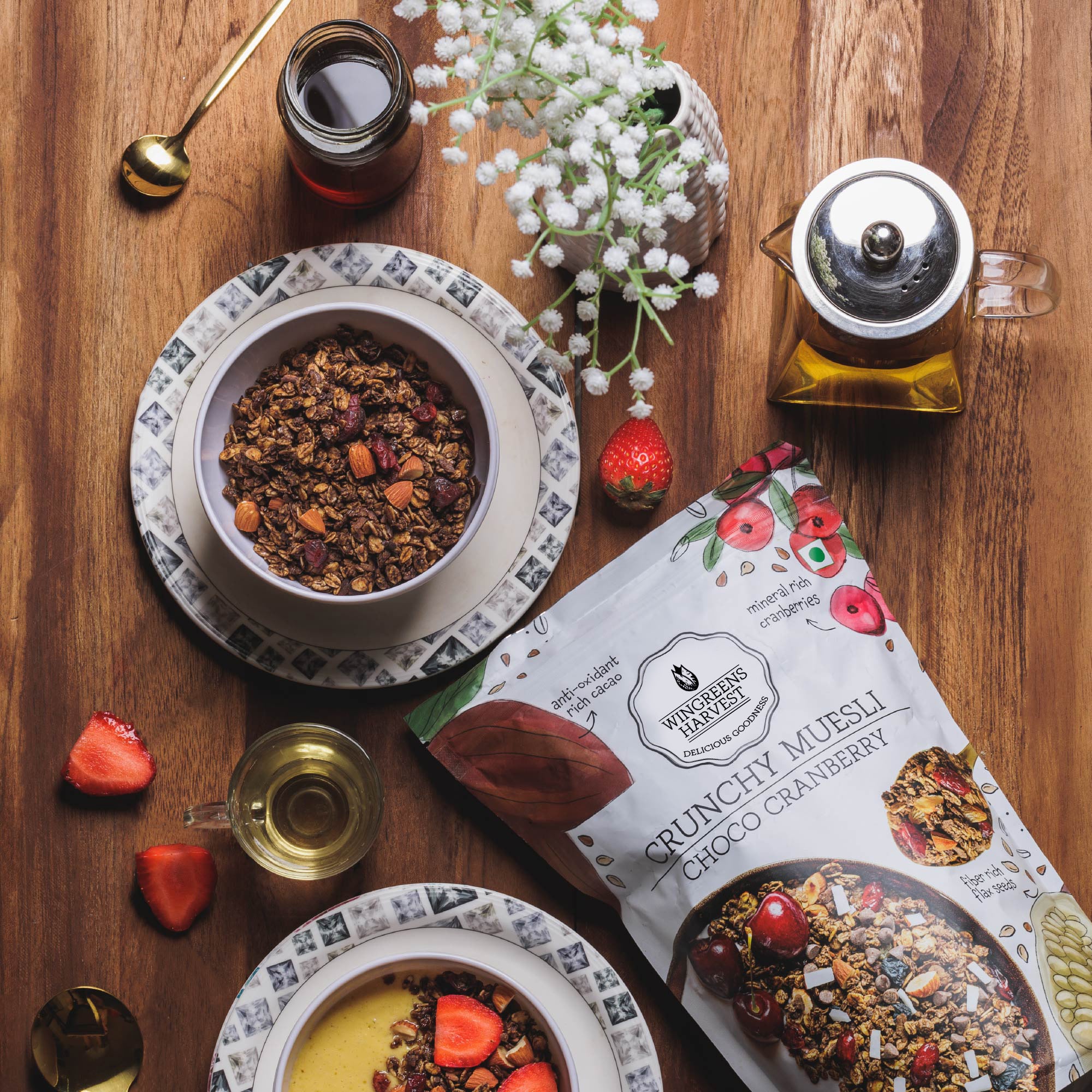 Crunchy muesli- Choco Cranberry, 800g