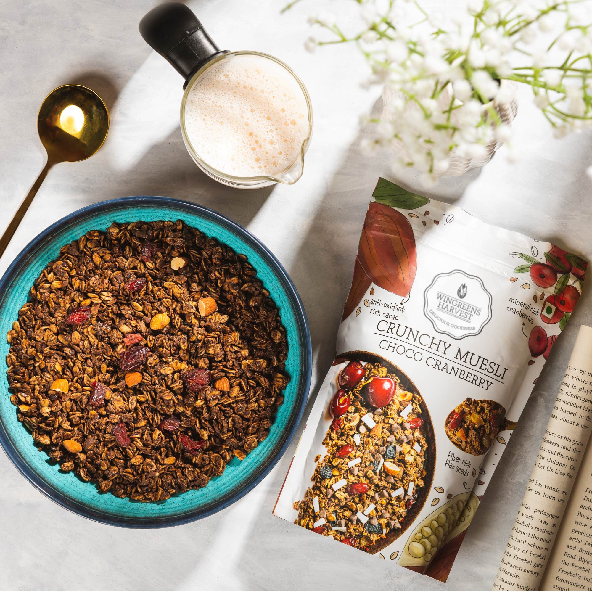 Crunchy muesli- Choco Cranberry, 800g