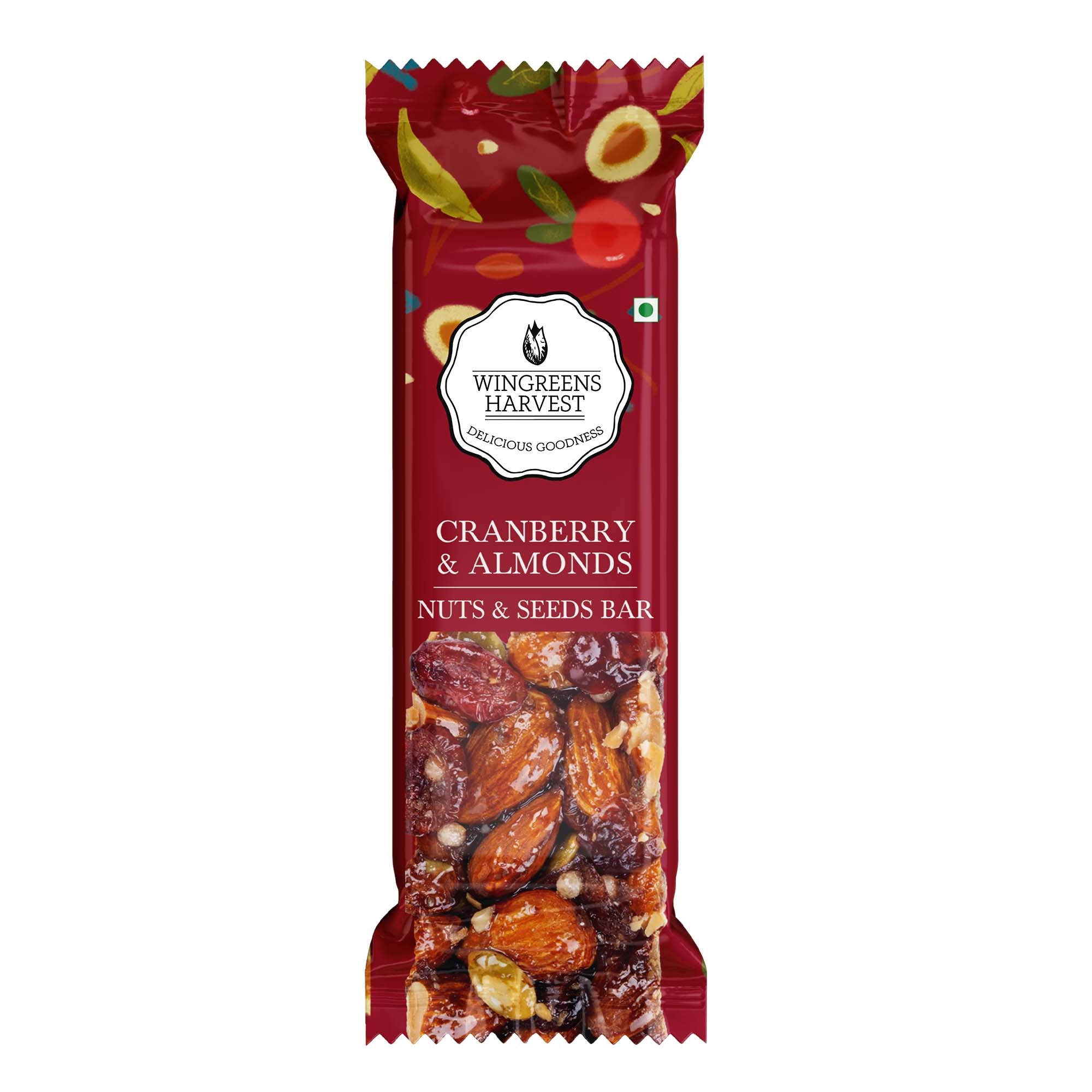 Nuts & Seeds Bar - Cranberry & Almond 180 g ( 30 g x 6 Bars)