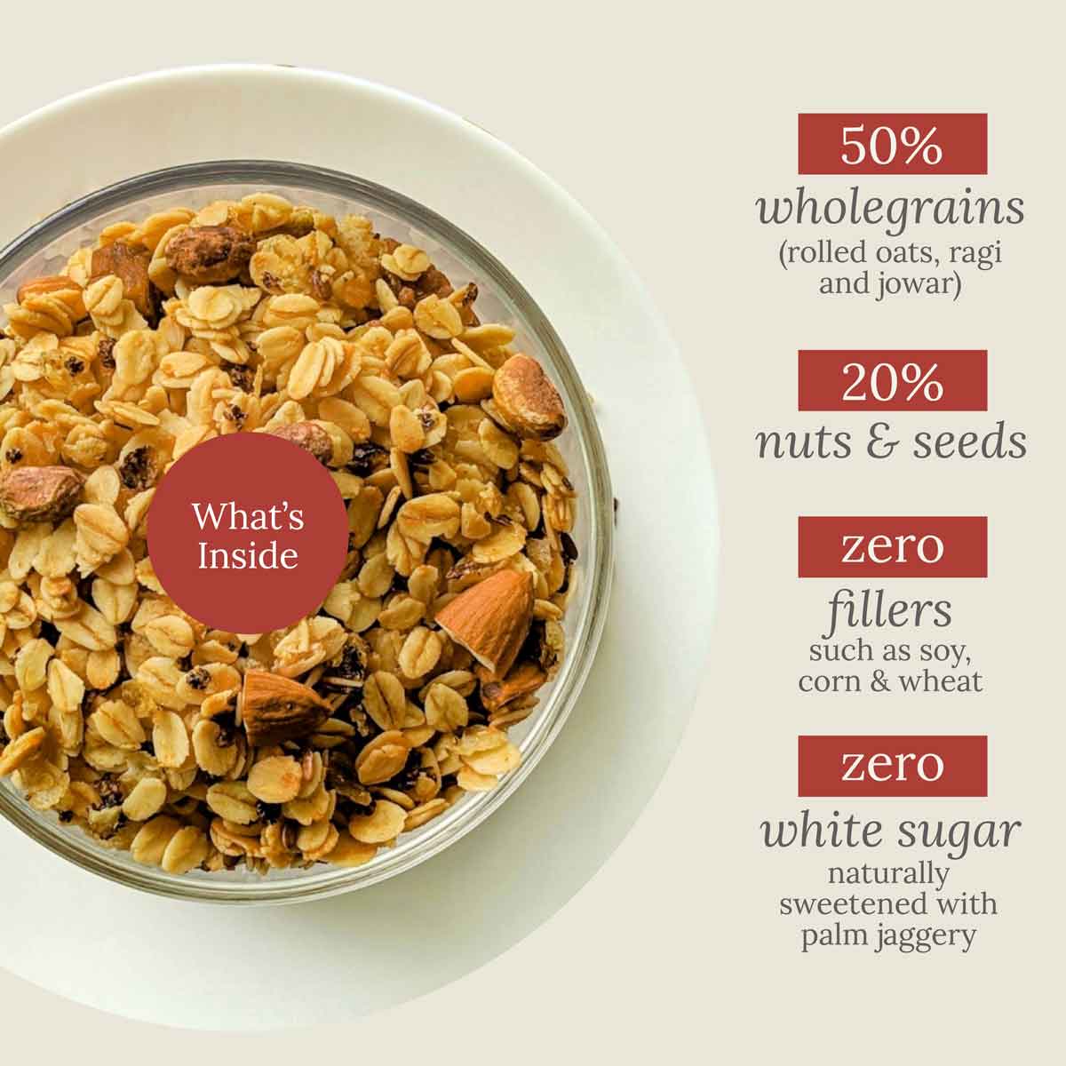 Toasted Millet Muesli: Fig and Honey with Salted Pistachios 1 Kg