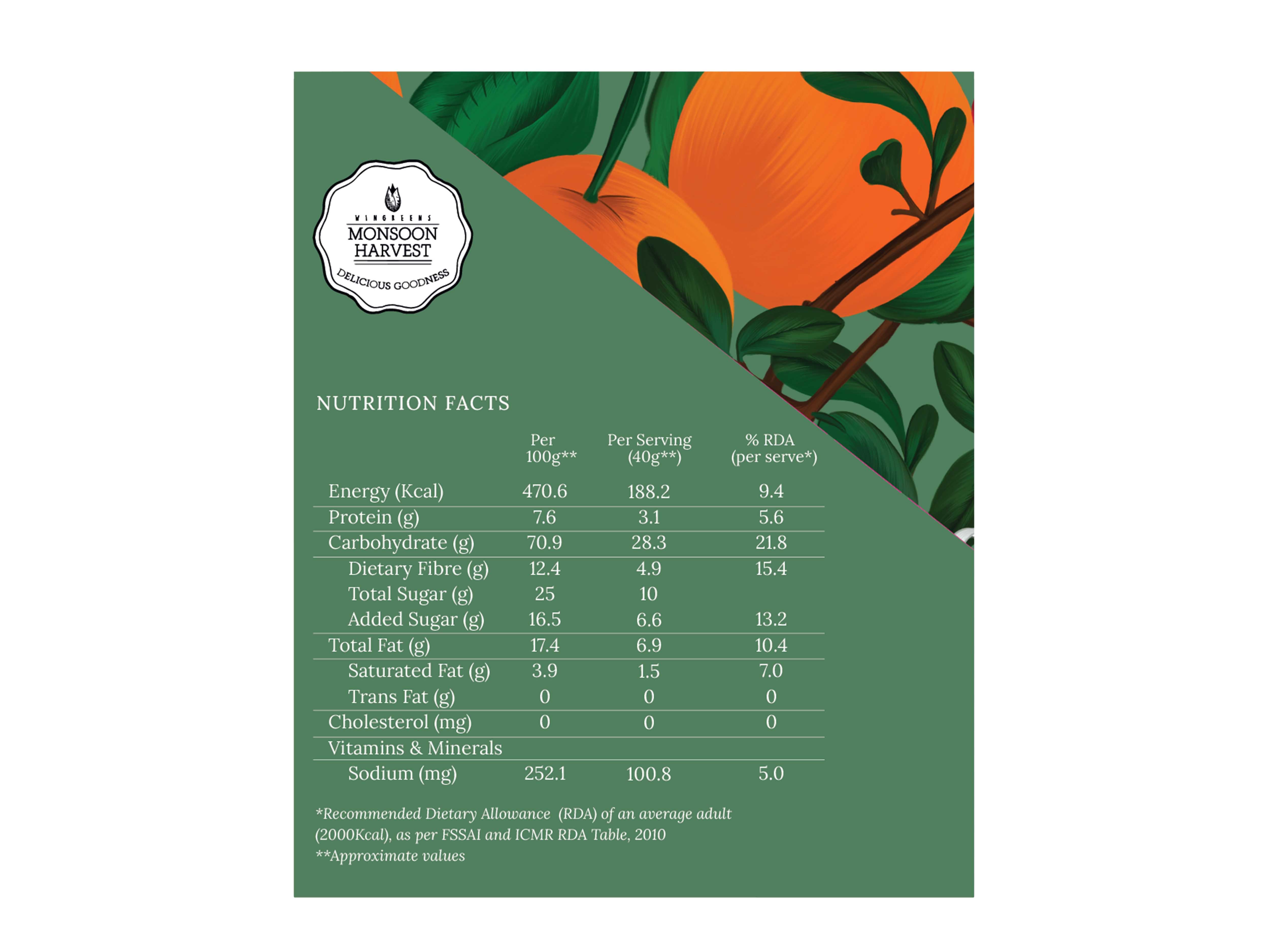 Crunchy Millet Granola Bars - Assorted Variety Pack 2 x 240 g