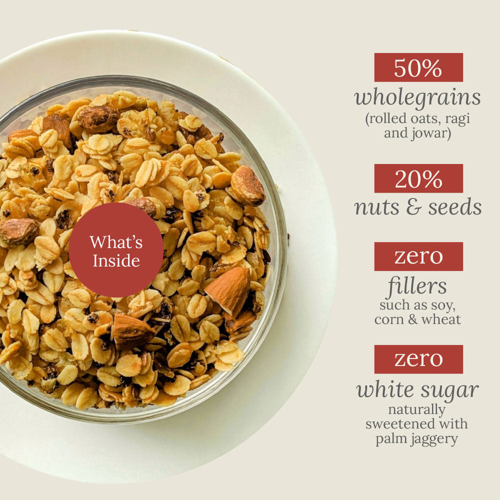 Toasted Millet Muesli - Fig & Honey with Salted Pistachios 250 g