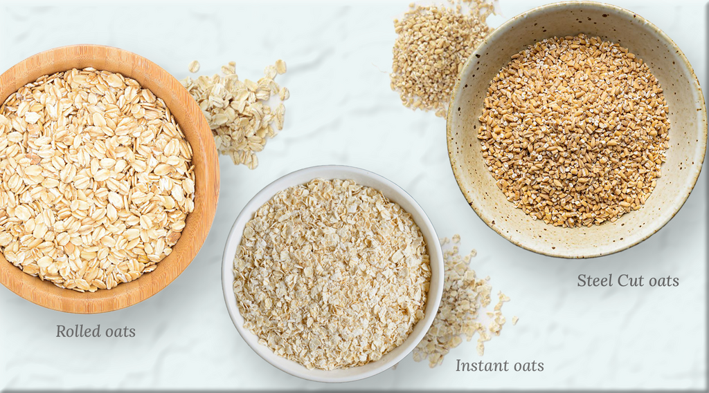 What Is Difference Between Rolled Oats, Steel Cut Oats & Quick Oats?