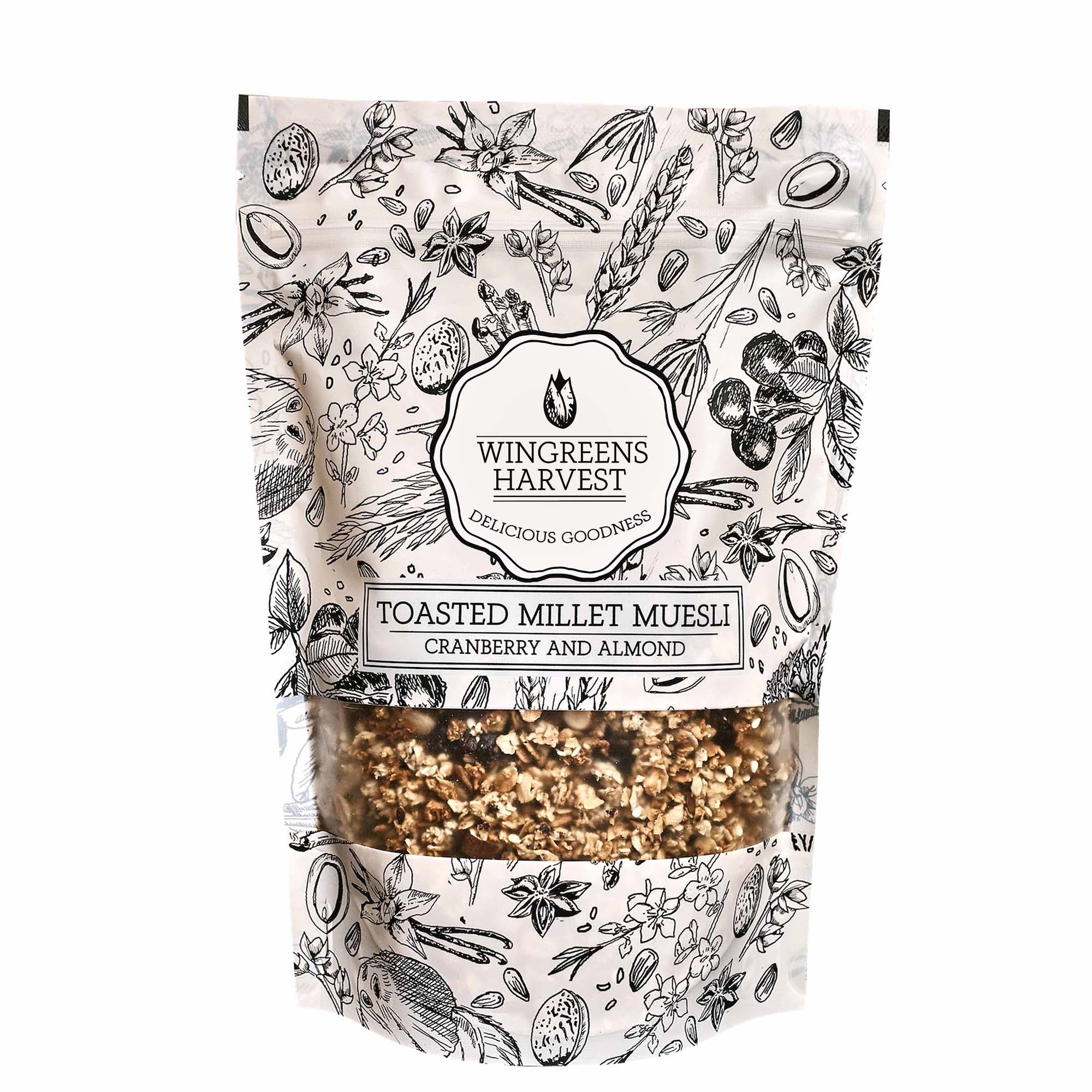 Toasted Millet Muesli - Assorted Variety Pack 4 x 250 g