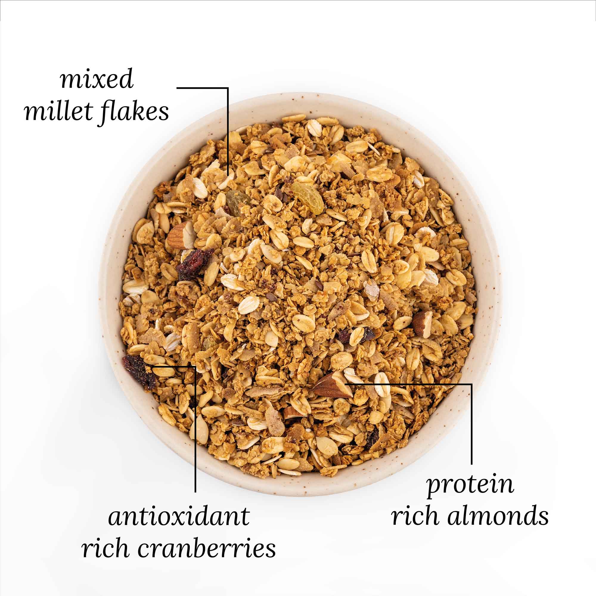 Crunchy Muesli - Fruits, Nuts and Seeds, 800g