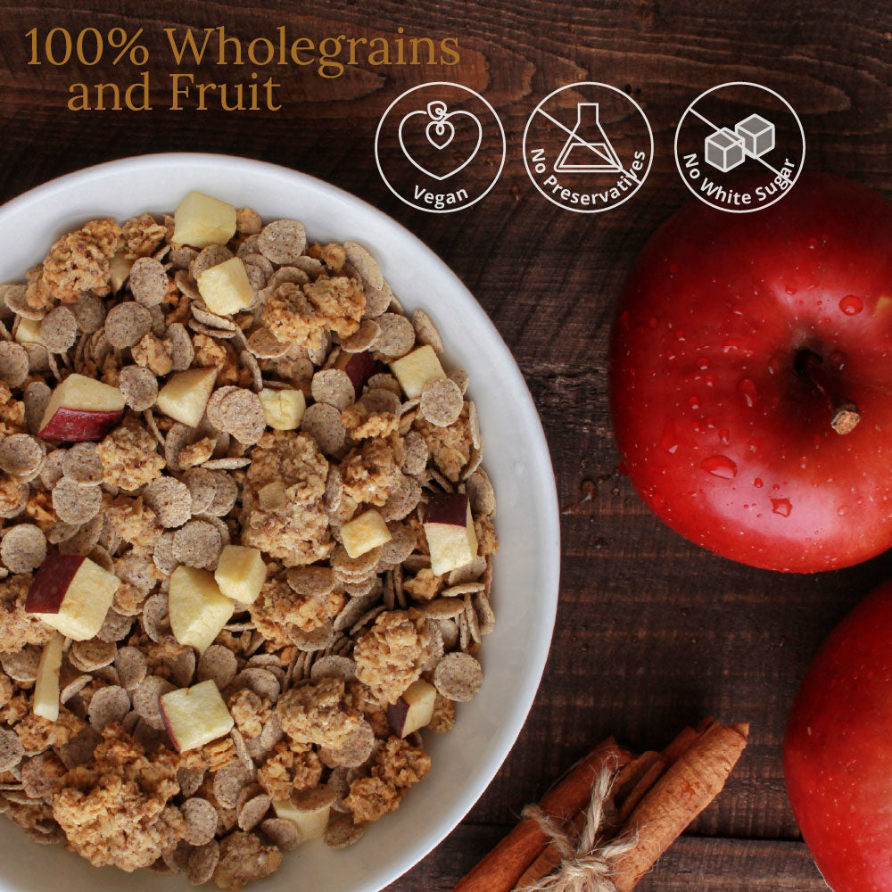 Cereal, flakes, healthy, no white sugar, fruits, oats, flax seeds, millets, natural, clusters, granola, high fiber, no preservatives