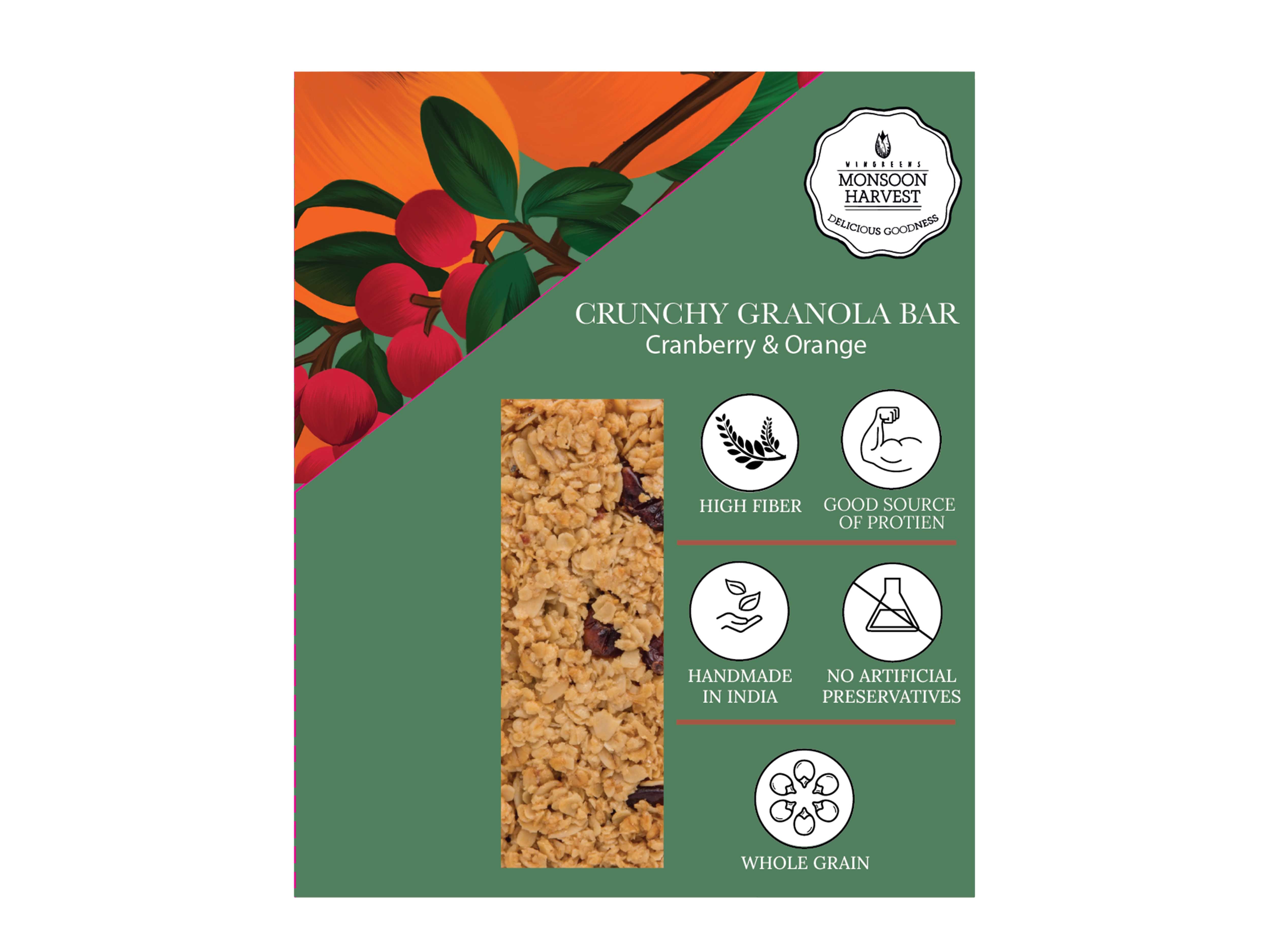 Crunchy Millet Granola Bars - Assorted Variety Pack 2 x 240 g