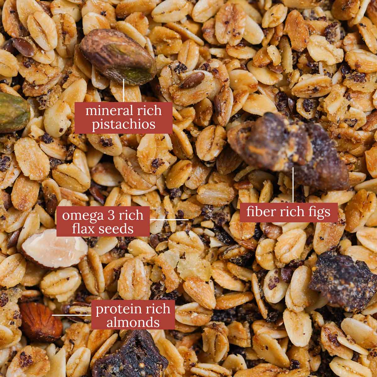 Toasted Millet Muesli - Fig & Honey with Salted Pistachios 250 g